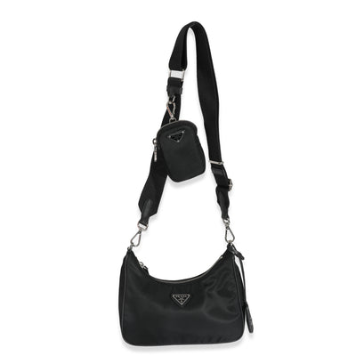 Prada Black Re-Nylon Re-Edition 2005 Bag