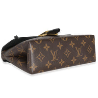 Louis Vuitton Black Calfskin Monogram Canvas Locky BB