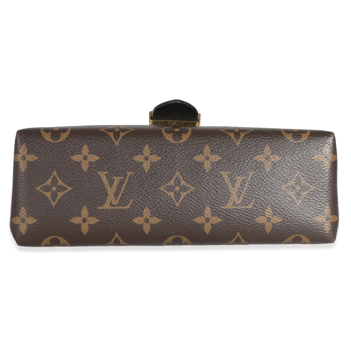 Louis Vuitton Black Calfskin Monogram Canvas Locky BB