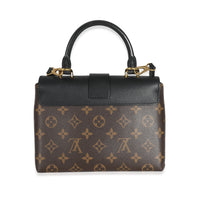 Louis Vuitton Black Calfskin Monogram Canvas Locky BB