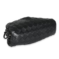 Bottega Veneta Black Intrecciato Lambskin Mini Pouch