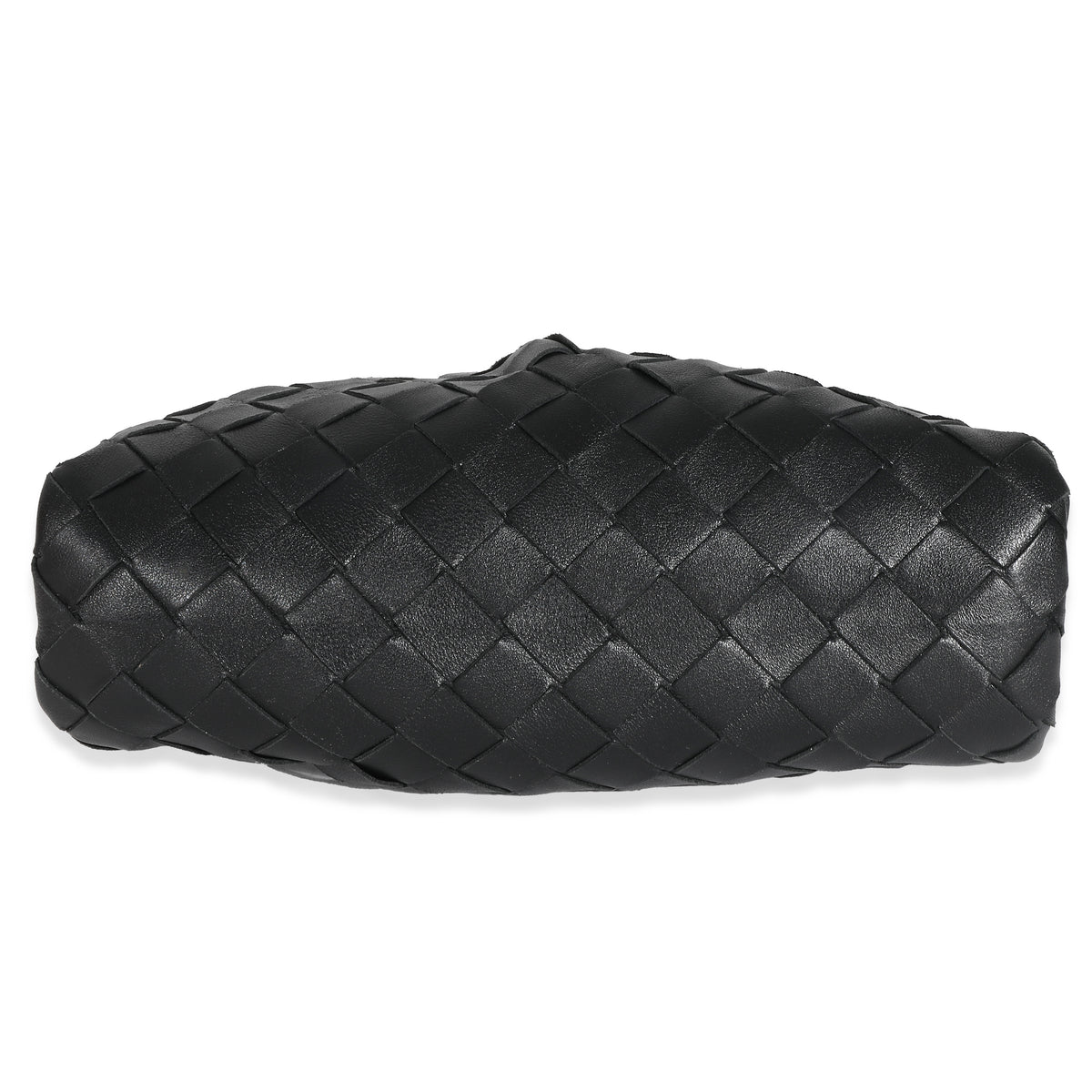 Bottega Veneta Black Intrecciato Lambskin Mini Pouch