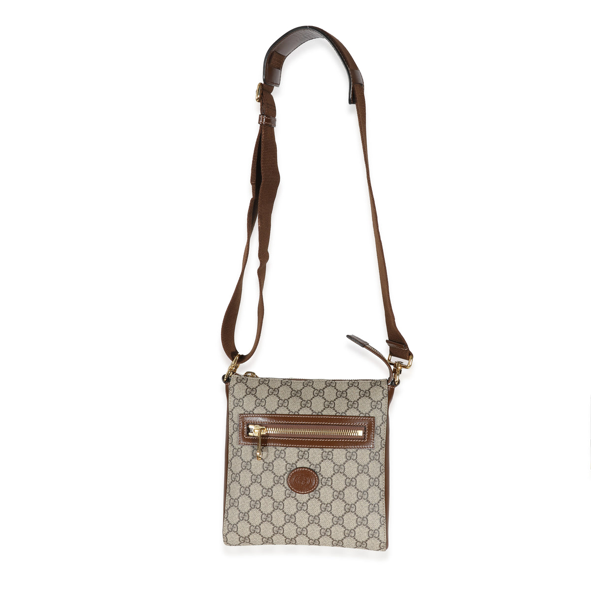 Gucci Brown GG Supreme Canvas Messenger Bag myGemma Item #137562