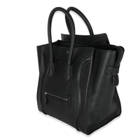 Celine Black Drummed Calfskin Mini Luggage