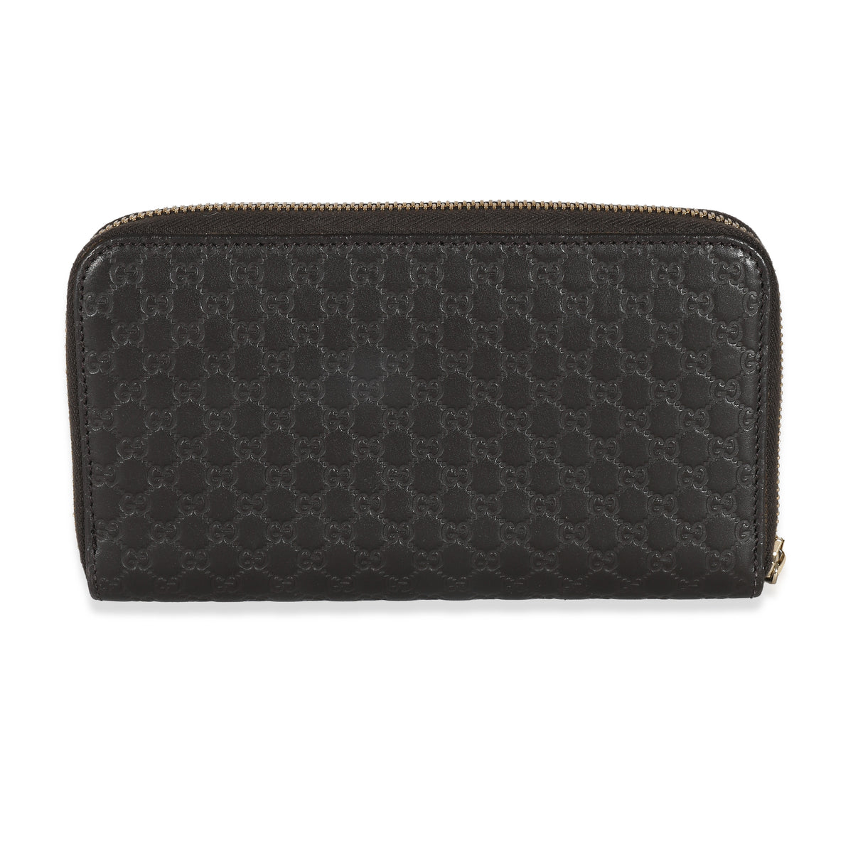 Gucci Brown Guccissima Long Continental Zip Around Wallet