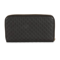 Gucci Brown Guccissima Long Continental Zip Around Wallet