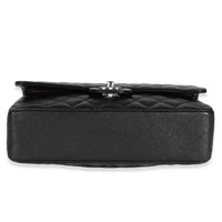 Chanel Black Quilted Caviar Medium Classic Double Flap Bag