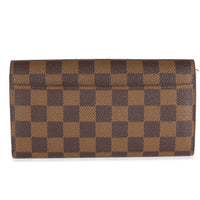 Louis Vuitton Damier Ebene Canvas Sarah Wallet