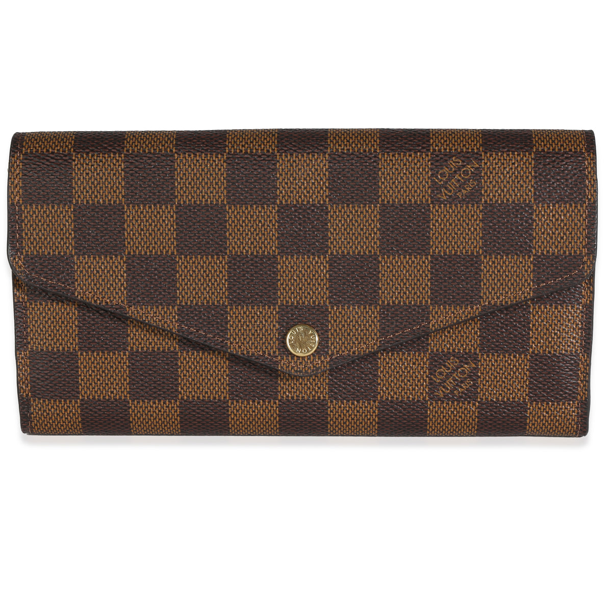 Louis Vuitton Damier Ebene Canvas Sarah Wallet