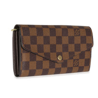 Louis Vuitton Damier Ebene Canvas Sarah Wallet