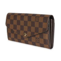 Louis Vuitton Damier Ebene Canvas Sarah Wallet