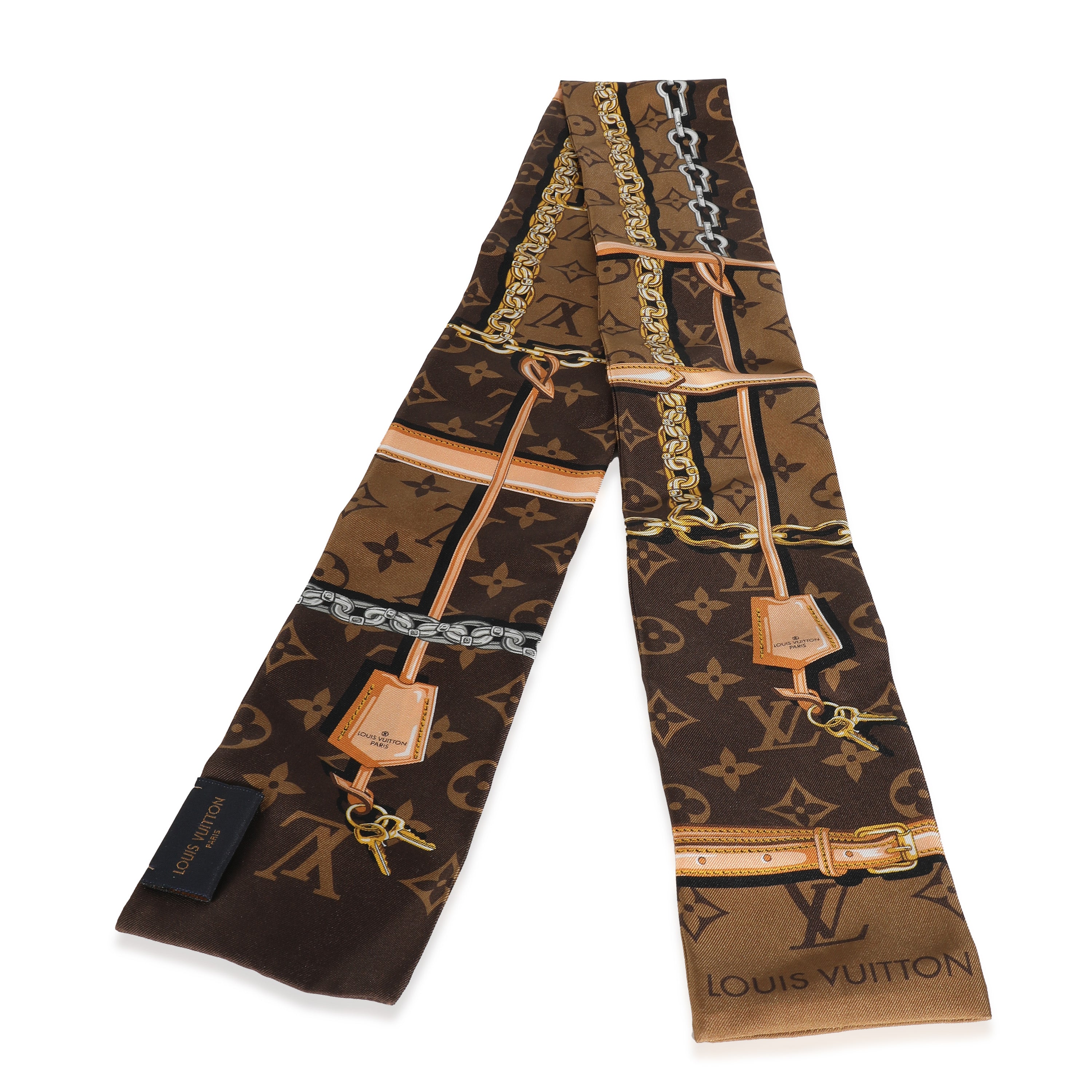 Bandeau (Écharpe) Louis Vuitton Monogram Confidential - Soie Multicolore - Neuf Sans étiquette