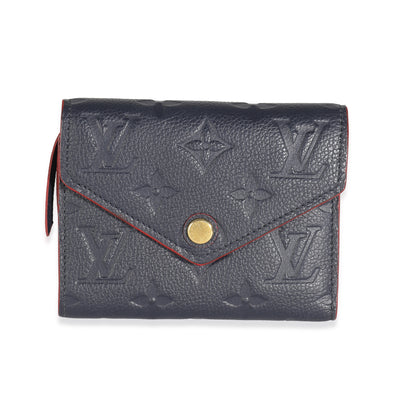 Louis Vuitton Marine Rouge Monogram Empreinte Victorine Wallet