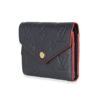 Louis Vuitton Marine Rouge Monogram Empreinte Victorine Wallet