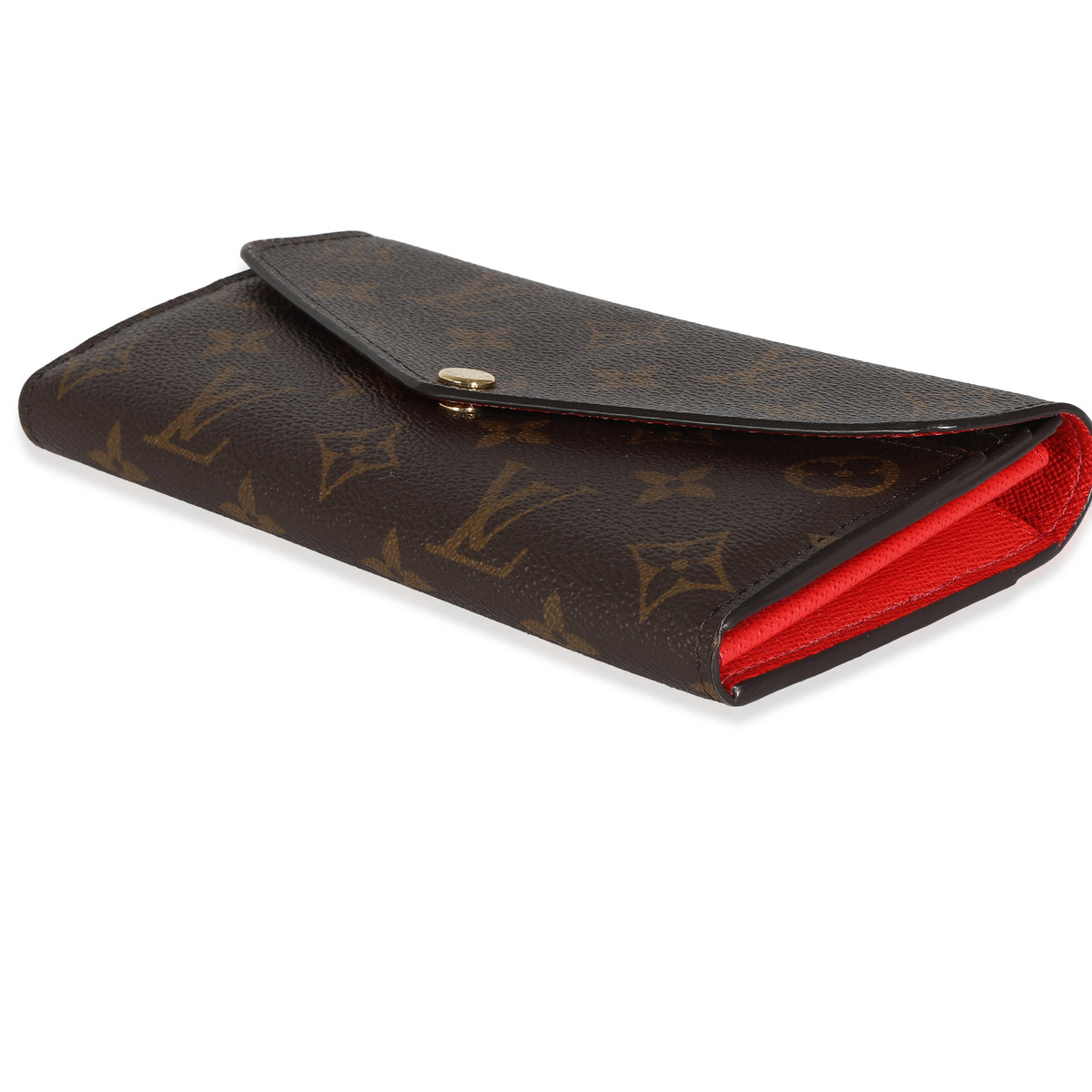 Louis Vuitton Poppy Monogram Canvas Sarah Wallet