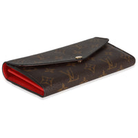 Louis Vuitton Poppy Monogram Canvas Sarah Wallet