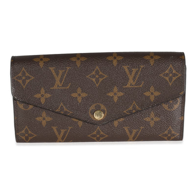 Louis Vuitton Poppy Monogram Canvas Sarah Wallet