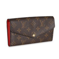 Louis Vuitton Poppy Monogram Canvas Sarah Wallet