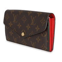 Louis Vuitton Poppy Monogram Canvas Sarah Wallet