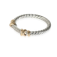 David Yurman Petite Helena Ring in 18k Yellow Gold/Sterling Silver