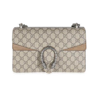 Gucci Beige GG Supreme Canvas Small Dionysus