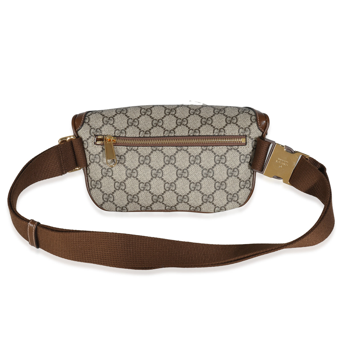 Gucci Beige GG Supreme Canvas Interlocking G Belt Bag