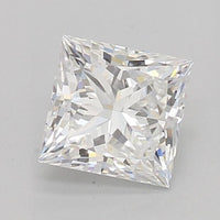 Certified 0.57 Ct Princess cut E VS1 Loose Diamond