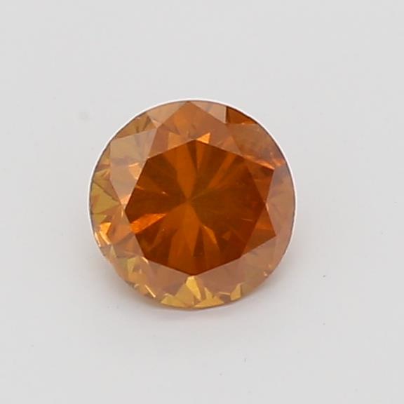 0.220 ct F. V. Orange Yellow 天然 ダイヤモンド｜ファッション 