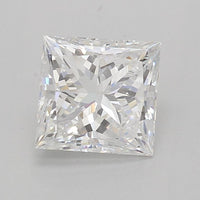 Certified 0.90 Ct Square Modified Brilliant cut F VS2 Loose Diamond