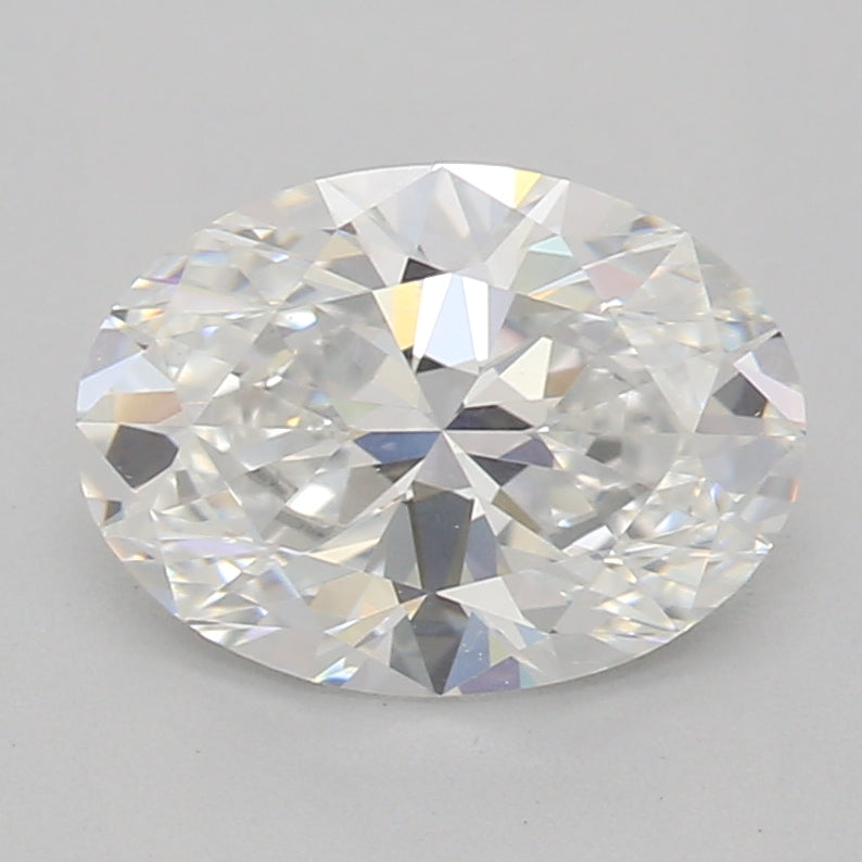 Certified 1.13 Ct Oval cut F VS2 Loose Diamond