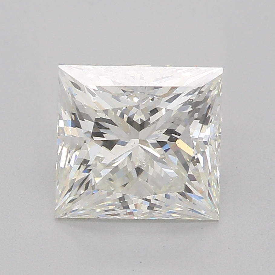 GIA Certified 1.63 Ct Princess cut I SI2 Loose Diamond