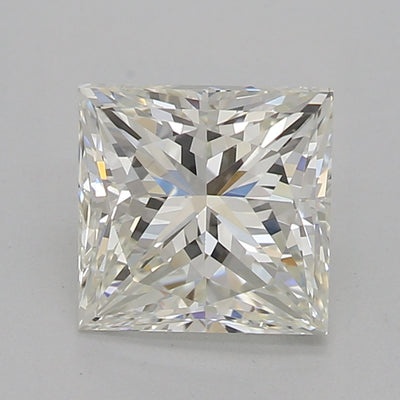 GIA Certified 1.51 Ct Princess cut J VVS2 Loose Diamond