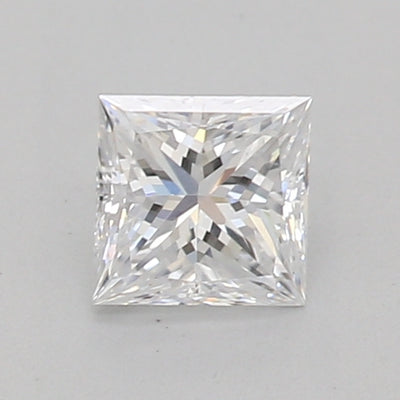 Certified 0.29 Ct Princess cut D VVS2 Loose Diamond