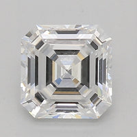 GIA Certified 0.58 Ct Square Emerald cut D VVS2 Loose Diamond