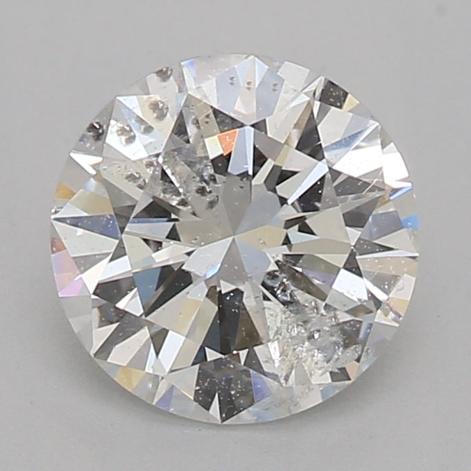 GIA Certified 1.21 Ct Round cut F I1 Loose Diamond