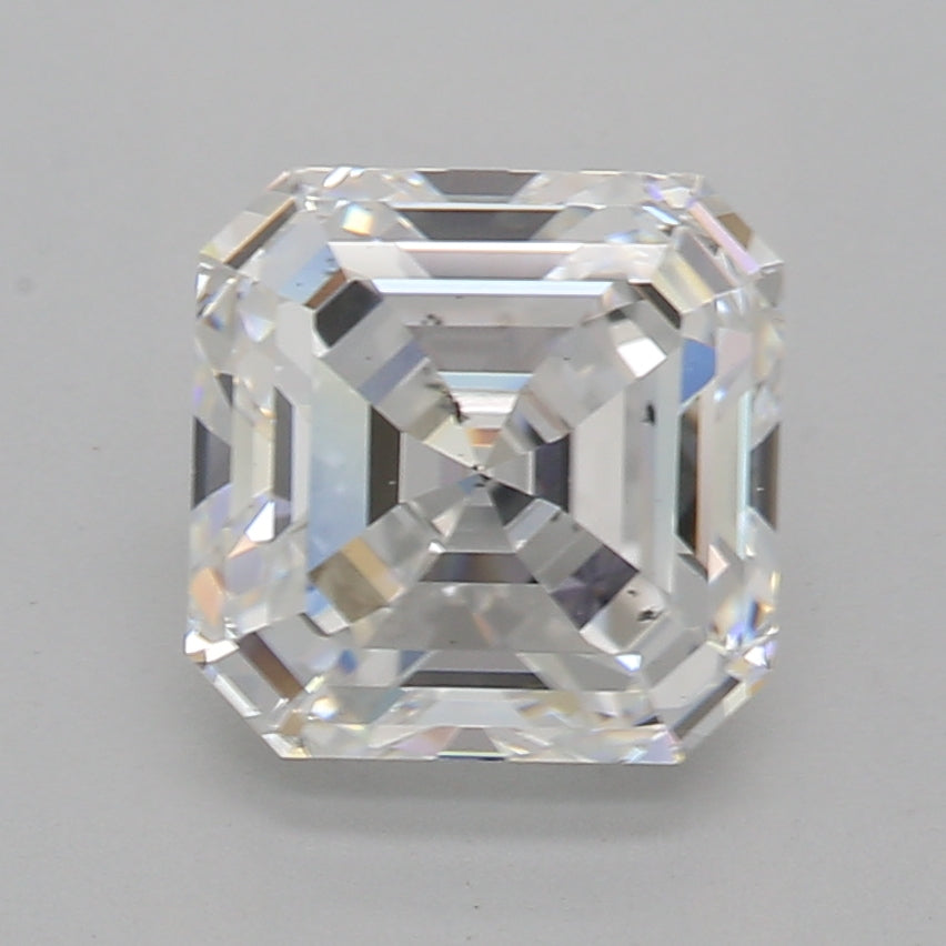 GIA Certified 2.01 Ct Square Emerald cut F VS2 Loose Diamond