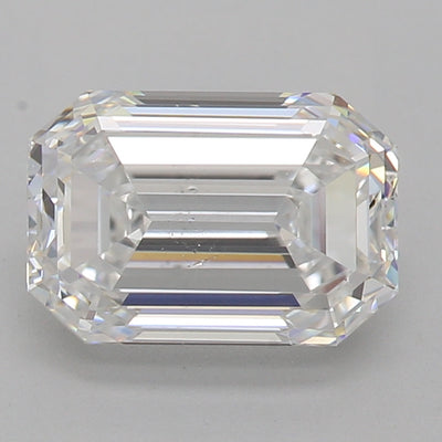 GIA Certified 1.58 Ct Emerald cut E SI1 Loose Diamond