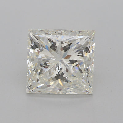 GIA Certified 3.15 Ct Princess cut I SI2 Loose Diamond