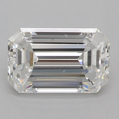 GIA Certified 1.24 Ct Emerald cut F VS1 Loose Diamond