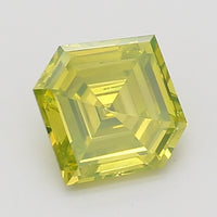 GIA Certified 0.45 Ct Hexagonal Modified Brilliant cut Fancy SI1 Loose Diamond