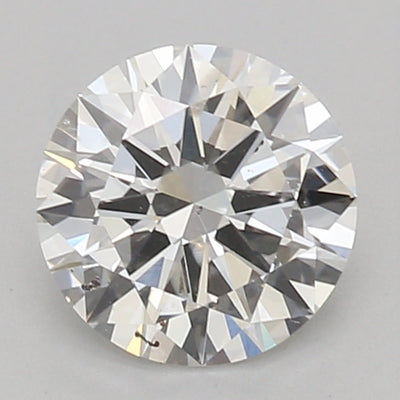 GIA Certified 0.66 Ct Round cut F I1 Loose Diamond