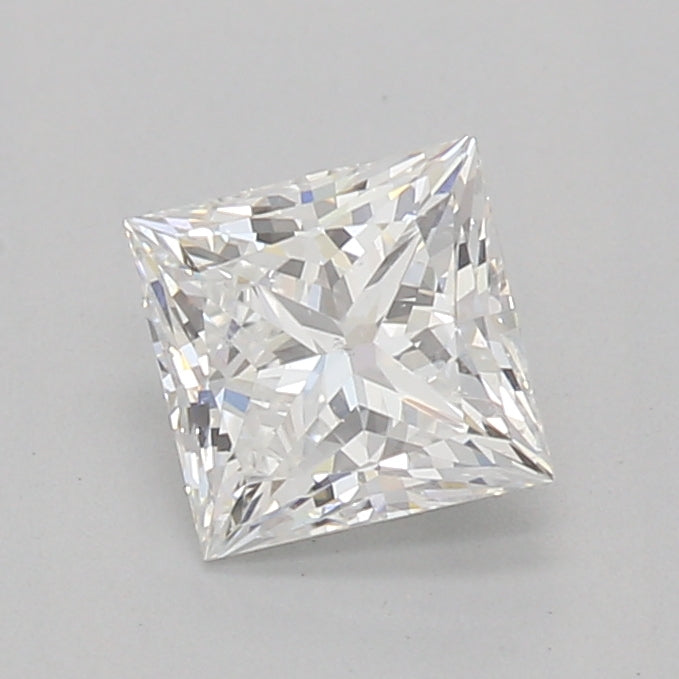 GIA Certified 0.58 Ct Princess cut F SI2 Loose Diamond