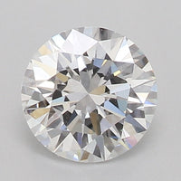 GIA Certified 0.61 Ct Round cut D VVS2 Loose Diamond