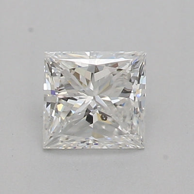 GIA Certified 0.37 Ct Princess cut F SI2 Loose Diamond