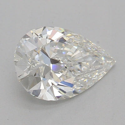 GIA Certified 1.00 Ct Pear cut H IF Loose Diamond