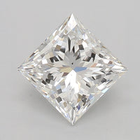 GIA Certified 1.00 Ct Princess cut G SI1 Loose Diamond