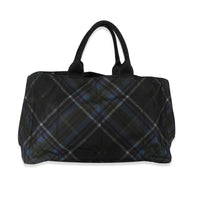 Prada Multicolor Check Tessuto Medium Canapa Tote