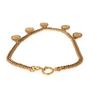 Chanel Oval CC & Crowns Charm Gold Toned Necklace, 1990s