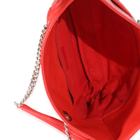 Chanel Red Lambskin CC Front Pocket Chain Tote