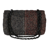 Chanel Multicolor Tweed Medium Classic Double Flap Bag